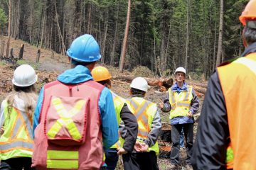 Sharing knowledge on water repellency post fire.