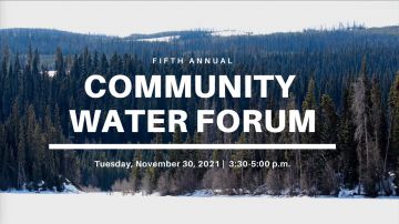5th Annual Community Water Forum: Nov. 30, 2021